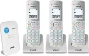 Vtech Executive Cordless Bundle - NBN Ready Phone System - 3 Handsets - White