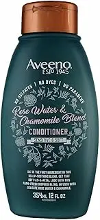 3 PACK of Aveeno Rose Water & Chamomile Blend Conditioner - 12 fl oz