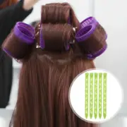 20Pcs Rod Spiral Hair Rods Plastic Barber Hair Curler Barber Hair Curling Bar