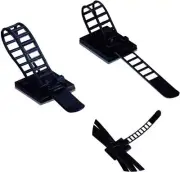 Adjustable Self-Adhesive Nylon Cable Straps Cable Ties for Wire Zip Tie Holder