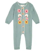 [Louise Misha] Louise Misha Baby Idrisa cotton-blend jumpsuit M 12 blue