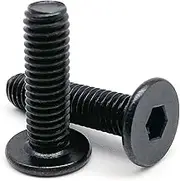 M2 M2.5 M3 M4 M5 M6 M8 Black 304 Stainless Steel Allen Hexagon Ultrathin Head Bolt Hex Socket Ultra Thin Flat Wafer Head Screw (Color : 16mm, Size : M8 5pcs)