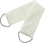 Folpus Exfoliating Washcloth Exfoliating Shower Towel Quick Dry Convenient for Men/Women African Net Sponge Back Scrubber for Shower, White