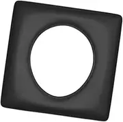 Perfeclan PU Commode Seat Cushion Toilet Cushion for Bedside Commode Chairs Black Waterproof Cover Soft Pad for Patients Elderly Adults, Seat Ring
