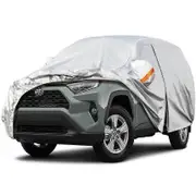 Premium Waterproof Car Cover for Toyota RAV4 - All Weather Protection from Sun, Rain & UV! Silvery