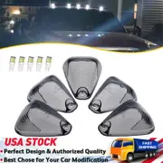 For Ford F&E Truck 99-16 LED Cab Roof Light Cover Smoke Lens + T10 White LED EAH (for: Ford)