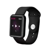 1.3 Inch Color Screen Smart Watch Color Screen Heart Rate Blood Pressure Swimming Multi-sport Mode Pedometer-Black