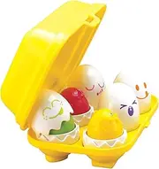 TOMY E1581 Hide & Squeak Eggs, yellow red green blue orange purple 1 Count (Pack of 1)