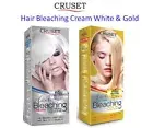 2X Cruset Hair Bleaching Cream Powder White or Gold Color Dye Fashion Vitamin E
