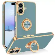 For iPhone 16/14/13/12/11/Pro/Pro Max/Plus Rugged Case Shockproof Cove Ring Stan