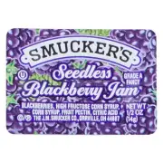 Smucker's Seedless Blackberry Jam 0.5 Ounces 200 Per Case