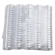 Protect Your Commemorative Coins with 100pcs Clear Plastic Round Boxes