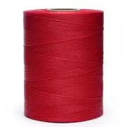 Waxed Thread,852Yards 150D 0.8mm Flat Polyester Wax Thread for Hand Sewing Le...