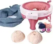 SENTRO 48 Needles Knitting Machine, Knitting Machine with Row Counter and Pla...