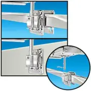 Magma T10-340 Square Rail/Bulkhead Single Mount Standard Duty Grill Boat RV