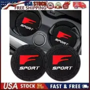 2 pk Cup Mat Car Drink Holder Insert Silicone Coaster Set for Lex_us F Sport S-2