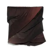 [The Attico] The Attico Gradient-effect Mini Skirt 42 IT RED/ORANGE
