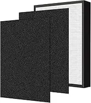 Compatible for Rowenta PU2120/PU2120FO/PU2120Z0 Replacement HEPA Filter Activated Carbon Filter 117130 Air Purifier Accessories