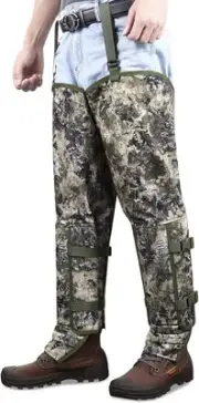 Snake Chaps: Gaiters for Men Offer Bite Protection from Mountain