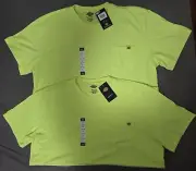 2 Dickies 3XL Hi Viz Pocket Work Shirts Carhartt Wrangler Ben Davis Red Kap