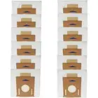 24 Bags For Ecovacs Deebot N8+,N8 Pro+,Ozmo T8,T8 AIVI,T8+,T9+Yeedi Vac Station
