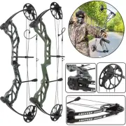 Archery Compound Bow 17-70lbs Let-off 75% IBO 320FPS Target Hunting Sports RH