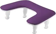 Nail Arm Rest Cushion Pad Manicure Hand Rest Arm Support for Salons Acrylic Nails, purple