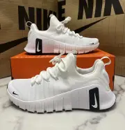 Men's 9.5 - Nike Free Metcon 6 'White Black' Work Out Shoes FJ7127-101