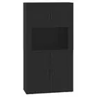 Highboard Sideboard Home Storage Side Cabinet Cupboard Engineered Wood vidaXL