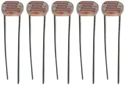5 Pack Opto Photo Cell Light Sensors, CdS Photoresistors