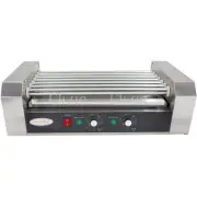 Clivia Electric 18 Hot Dog 7 Roller Grill Cooker Machine 750-Watt