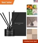 Reed Diffusers for Home Lime Basil & Mandarin Fragrance Oil Reed Diffuser Set...
