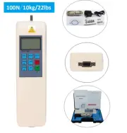 Digital Force Gauge Pull Push Meter Dynamometer Tools 100N/10kg/22 lbs RS232