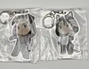 Attack on Titan Levi Ackerman Eren Yeager Animarukko Birthday Keychain Set
