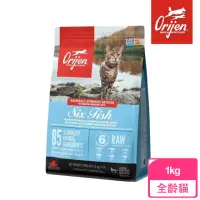 在飛比找momo購物網優惠-【Orijen】六種鮮魚貓無穀配方1KG(六種鮮魚貓 貓飼料