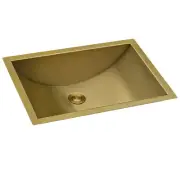 Ruvati RVH6107 16 x 11" Gunmetal Black Stainless Steel Undermount Bathroom Sink