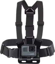 Adjustable Chest Mount Harness for Gopro Camera (Compatible with Gopro Hero Seri