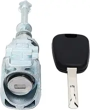 Premium Front Left Door Lock Cylinder Made of High Strength ABS and Copper for Citroen C5 from 2008 to 2015 with Exquisite Workmanship High Precision Design and Easy Installation