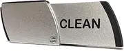 Premium Metal Dishwasher Magnet Clean Dirty Sign | Contemporary Indicator - Best Kitchen Gadgets for All Dishwashers - For Home or Office Organization Using Padded Magnets or 3M Tabs (Black Lettering)