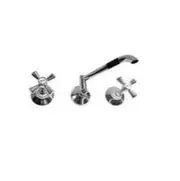 Mode Laundry Three-Piece Set Chrome Brass