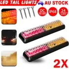 2X Trailer lights LED tail lights Truck Ute Caravan Stop Indicator 12V 24V Lamp
