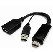 [GC-HDMIDP-2U] 4K HDMI to DP DisplayPort Male to Female Active Adapter Converter Cable