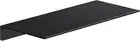 Danpoo Metal Wall Shelf, Black Floating Small Bathroom 12 IN,