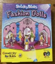 NIB Creativity for Kids Shrinky Dinks Fashion Doll Boutique 40+ pre-cut shrinky