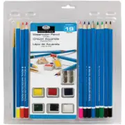 Royal & Langnickel(R) Clamshell Art Set-Watercolor Pencils 19/Pkg