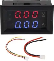 Digital Voltmeter Ammeter LED, Voltage Current Meter for Batteries, Motors, Solar Panels, 0.0-100V Measurement Range (10A)