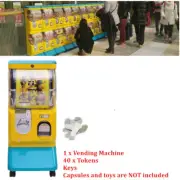 Gachapon Capsule Toy Vending Machine Collectible Gacha Dispenser Arcade Machine