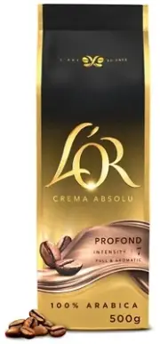 JDE L'or Crema Absolu Profond Coffee Beans 500g / 17.6oz