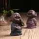 桃花源創意工坊-嘻哈佛紫砂陶瓷藝術擺件(套組)