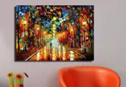 Romantic Nights Stretched Canvas Print Framed Wall Art Nursery Decor Painting